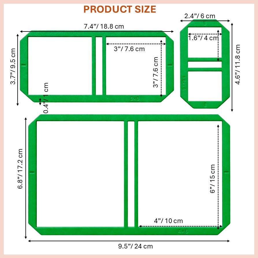 3 Sizes Sticky Note Cover Template, 3D Printed, Bookbinding Tool, Mini Notebook Cover Tool